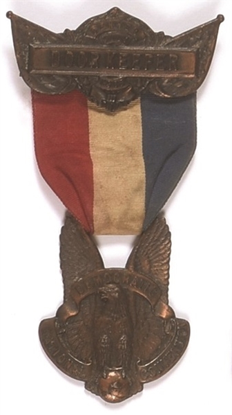 Bryan 1908 Convention Doorkeeper Badge