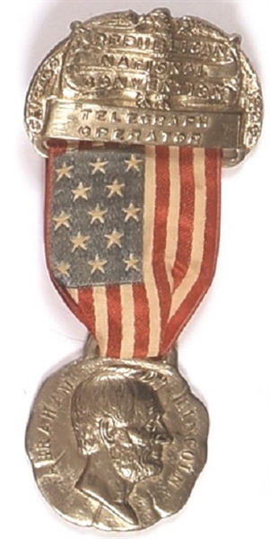 Harding 1920 Telegraph Badge