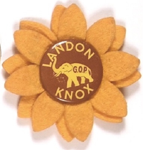 Landon, Knox Elephant Pin and Sunflower