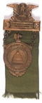 Coolidge 1924 Telegraph Convention Badge