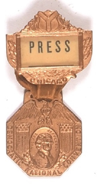 FDR Press 1932 Convention Badge