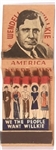 Willkie America Needs Him Matchbook