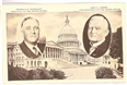 Roosevelt, Garner US Capitol Postcard
