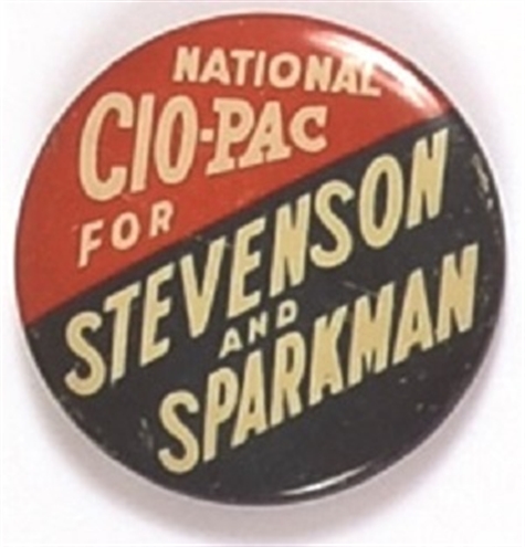 Stevenson CIO Pac Union Pin