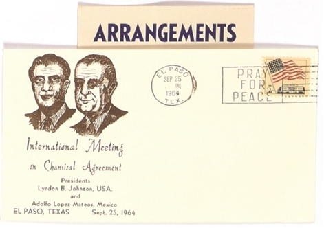 Johnson, Mateos US-Mexico Meeting Cover