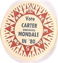 Carter and Mondale Compass Pin