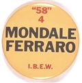 Mondale, Ferraro IBEW Celluloid