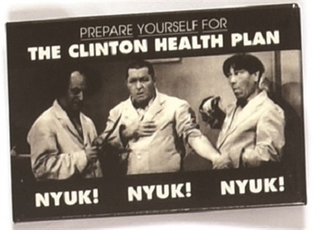 Three Stooges Clinton Health Plan