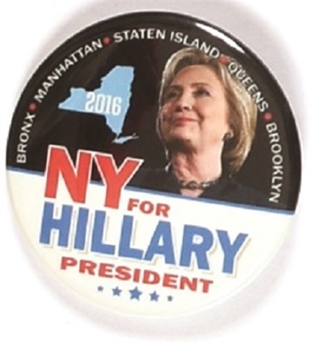 New York for Hillary