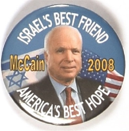 McCain Israels Best Friend