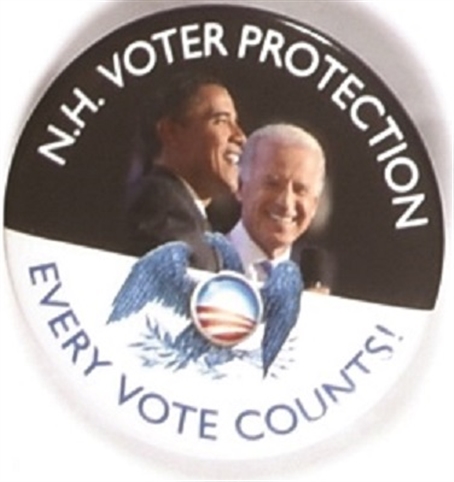 Obama, Biden New Hampshire Voter Protection