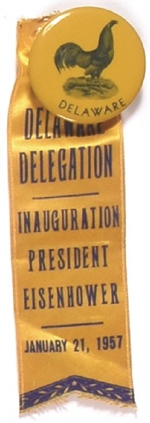 Ike Delaware Pin, Inaugural Ribbon