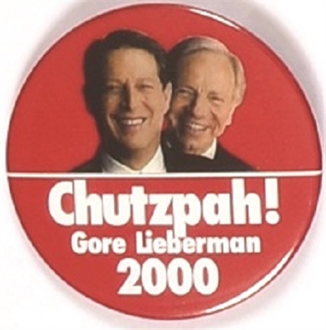 Gore, Lieberman Chutzpah!