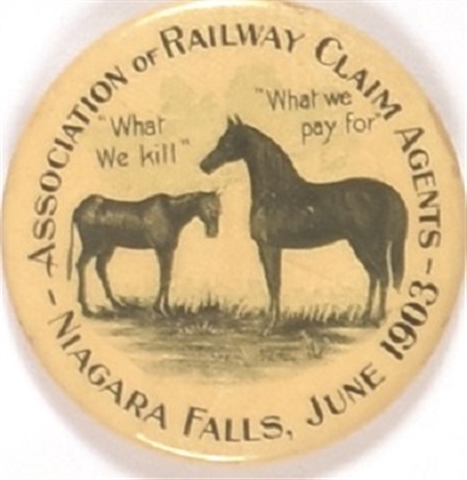 Association of Railway Claim Agents 1903 Pin