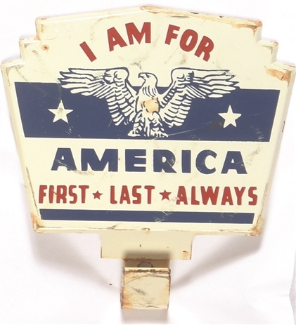 America First, Last, Always License