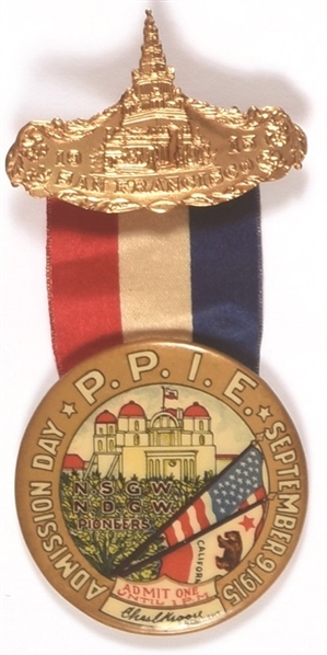 Panama-Pacific Expo Entrance Badge