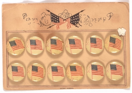 Card of Patriotic Studs