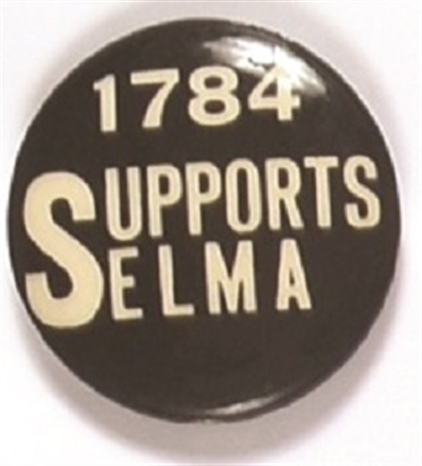 Union Supports Selma Civil Rights Pin