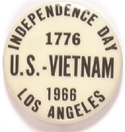 Anti Vietnam War 1966 Los Angeles Pin