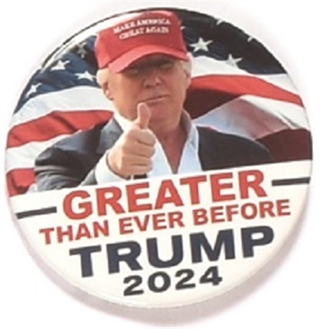 Trump Greater than Ever Before