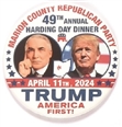 Trump, Harding Marion Ohio
