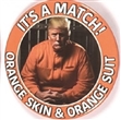 Trump Orange Hair, Orange Suit