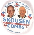 Skousen, Combs Constitution Party