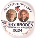 Terry, Broden Constitution Party