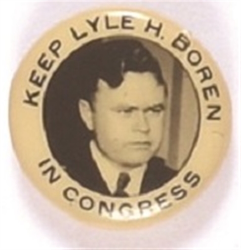 Keep Lyle Boren in Congress Oklahoma Celluloid