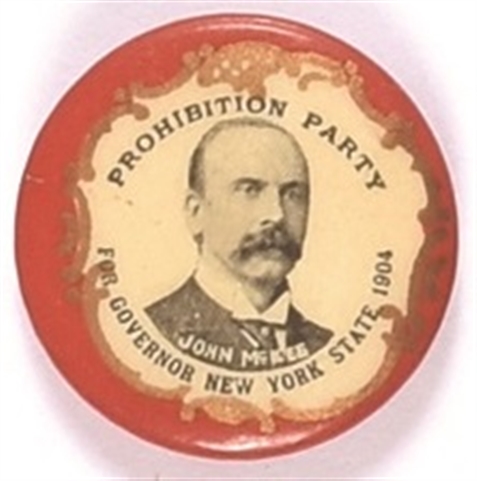 McKee for Governor Prohibition Party