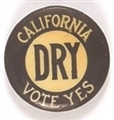California Dry Vote Yes