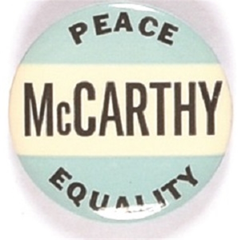 McCarthy Peace and Equality