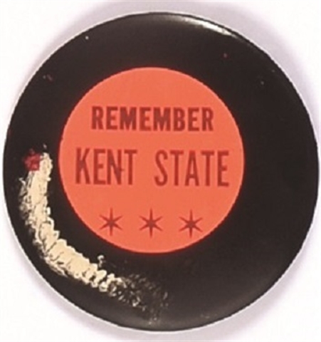 Kent State Repurposed Pin