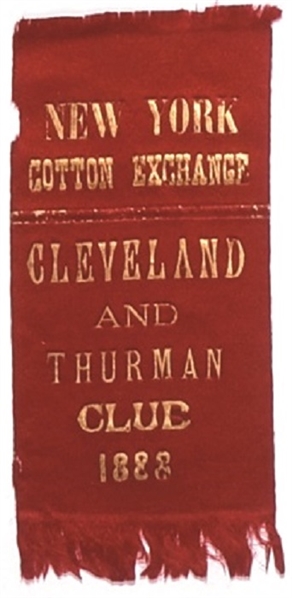 Cleveland, Thurman New York Cotton Exchange