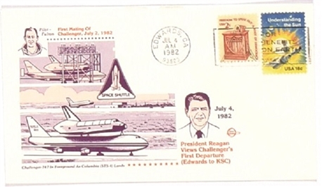 Reagan Space Shuttle Cover