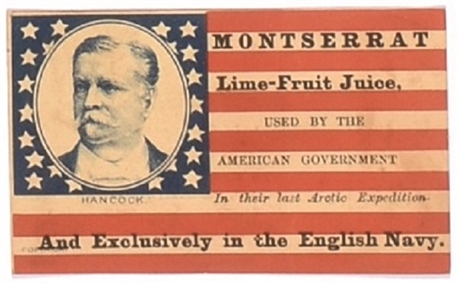 Hancock Lime and Fruit Juice Trade Card