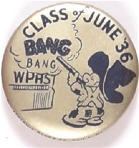 Philadelphia Class of 1936 Celluloid