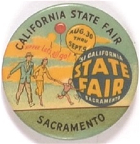 California State Fair 1951 Celluloid