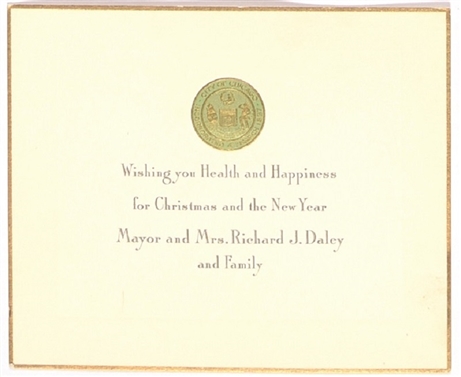 Richard J. Daley Christmas Card