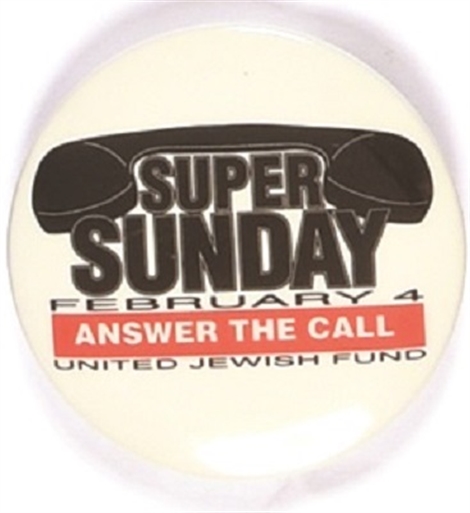 United Jewish Fund Super Sunday