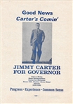 Good News, Carters Comin Georgia Handbill
