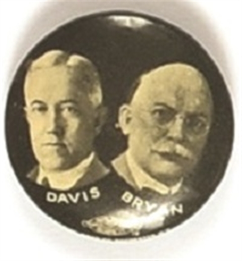 Davis, Bryan Rare 1924 Jugate