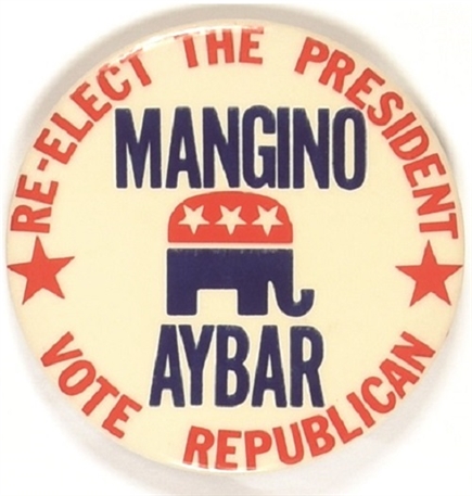 Nixon, Mangino, Aybar New Jersey Pin