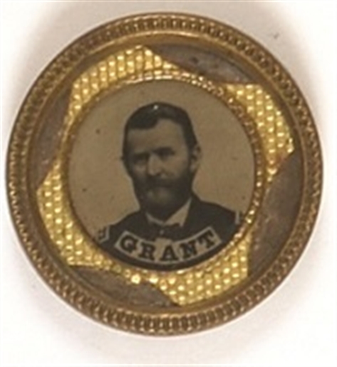 US Grant Ferrotype Pin