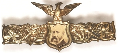 Benjamin Harrison Eagle Pin