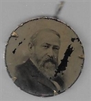 Benjamin Harrison Rare Brass Drum Tintype