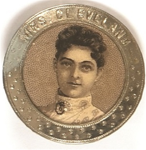 Mrs. Cleveland First Lady Pin