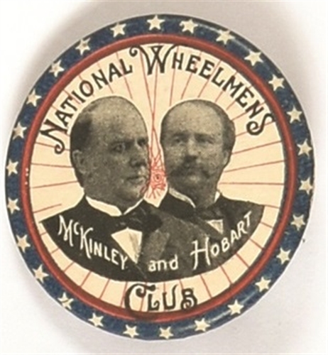 McKinley, Hobart National Wheelmens Club Stars Pin