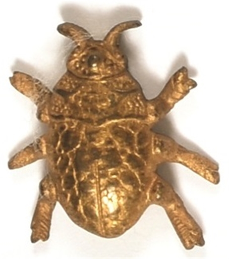 William McKinley Gold Bug Pin