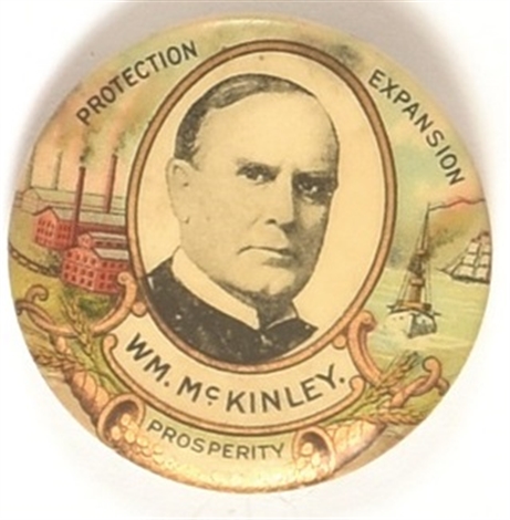 McKinley Protection and Expansion Celluloid